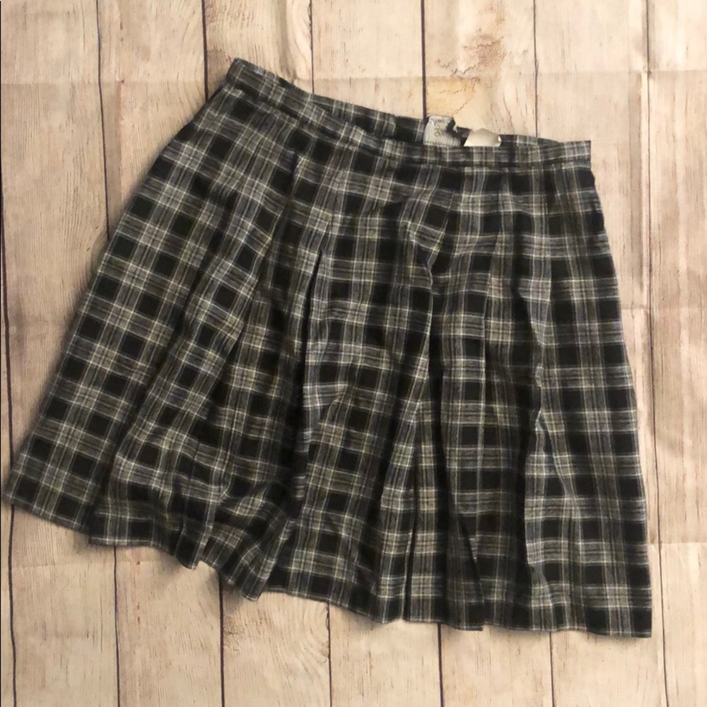 Plaid skirt